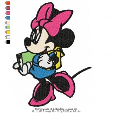 Minnie Mouse 38 Embroidery Designs